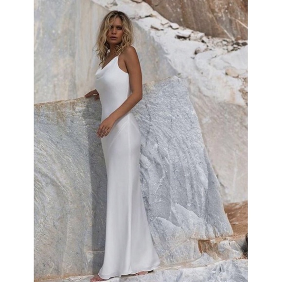 Shona Joy Dresses & Skirts - Shona Joy Luxe Bias Cowl Slip Maxi Dress Gown 2